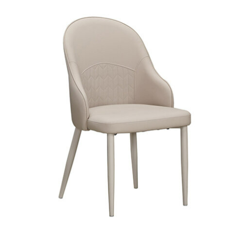 928-2 奕朵淺灰色貓抓皮餐椅 坐寬41坐深44坐高44公分