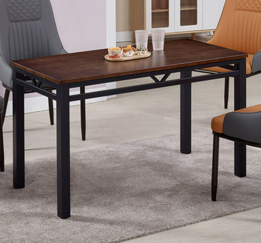 894-4 霍特爾胡桃色4*2尺實木餐桌