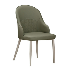 928-3 奕朵綠色貓抓皮餐椅 坐寬41坐深44坐高44公分