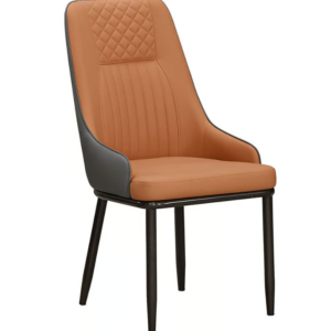 923-8 鉑興橘色貓抓皮餐椅 (坐寬42坐深44坐高47cm)