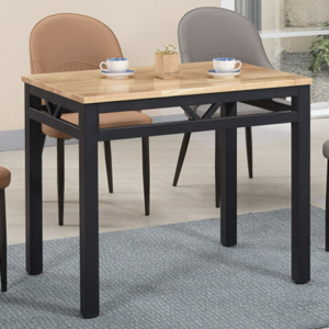 896-2 柏樂詩原木色3*2尺實木餐桌