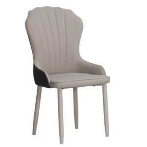 924-6 彤綾淺灰色貓抓皮餐椅 (坐寬37坐深42坐高45cm)