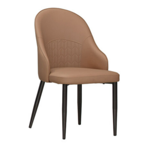 922-12 奕朵駝色貓抓皮餐椅 坐寬41坐深44坐高44公分