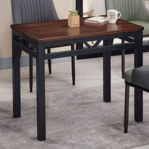 896-4 霍特爾胡桃色3*2尺實木餐桌