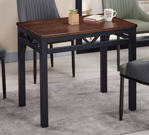 896-4 霍特爾胡桃色3*2尺實木餐桌