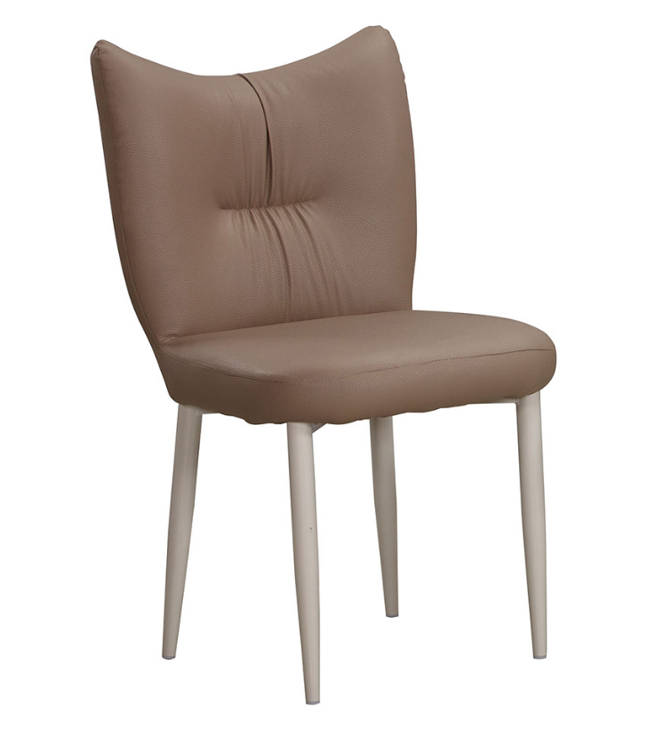 927-14 斯麗咖啡色貓抓皮餐椅 (坐寬49坐深44坐高50cm)