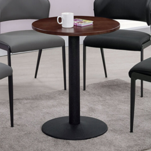 900-2 霍特爾胡桃色2尺實木圓型商業桌