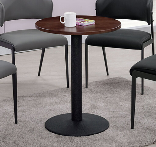 900-2 霍特爾胡桃色2尺實木圓型商業桌