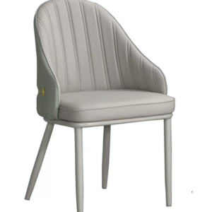 923-3 荷逸淺灰色貓抓皮餐椅 (坐寬45坐深47坐高49cm)