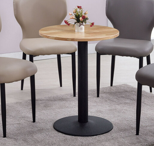 900-4 柏樂詩原木色2尺實木圓型商業桌