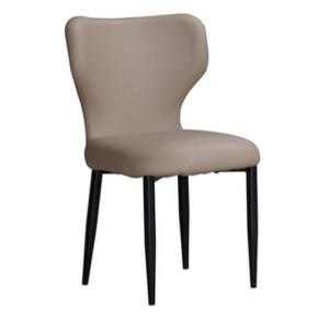 923-12 麗呈膚色貓抓皮餐椅 坐寬45坐深44坐高50公分