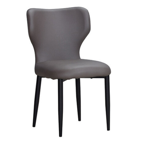 923-13 麗呈灰色貓抓皮餐椅 坐寬45坐深44坐高50公分