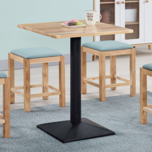 902-4 柏樂詩原木色2尺實木方型商業桌