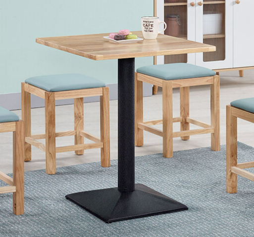 902-4 柏樂詩原木色2尺實木方型商業桌