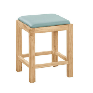 932-14 悅漫實木皮面方凳