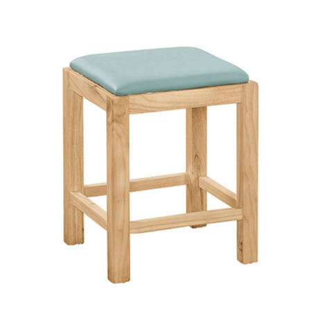 932-14 悅漫實木皮面方凳