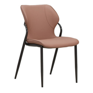 925-19 錦菲棕色貓抓皮餐椅 坐寬41坐深41坐高45公分