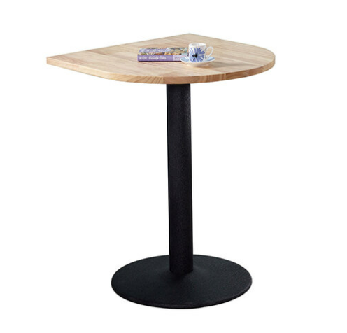 903-4 柏樂詩原木色2尺實木(半圓型)商業桌