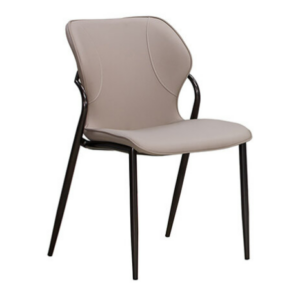 925-16 錦菲淺灰色貓抓皮餐椅 坐寬41坐深41坐高45公分