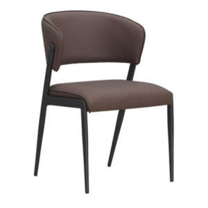 925-2 霍特爾棕色貓抓皮餐椅 坐寬45坐深42坐高47公分