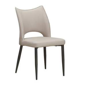 925-9 柏樂詩米色貓抓皮餐椅  坐寬43坐深40坐高46公分