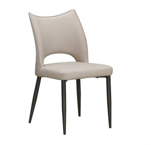 925-9 柏樂詩米色貓抓皮餐椅  坐寬43坐深40坐高46公分