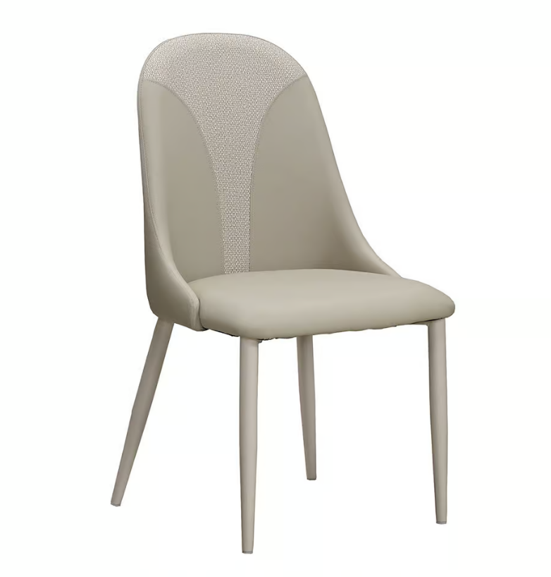 927-11 希飛淺灰色貓抓皮餐椅