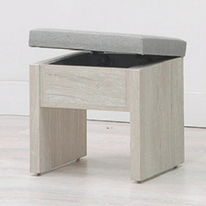 E19-15 鄉村白榆木化妝椅