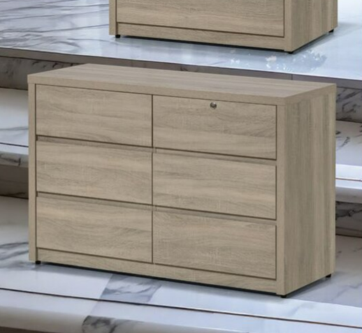 E82-8 灰梧桐耐磨六斗櫃