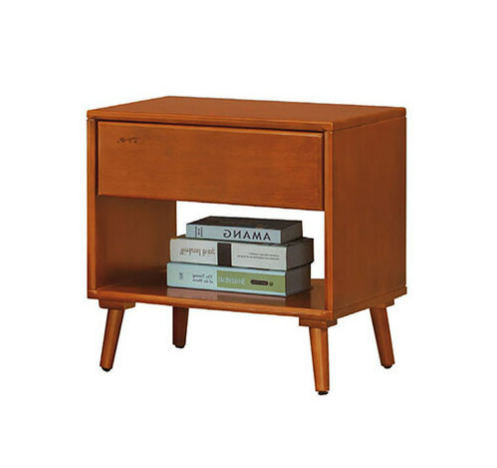 E107-8 賀堤柚木色床頭櫃