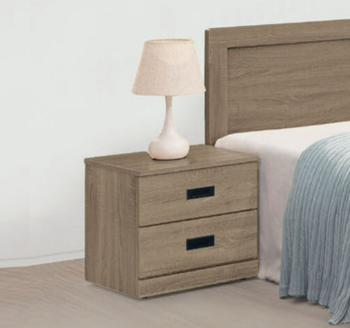 E157-27 卡多里床頭櫃 灰橡