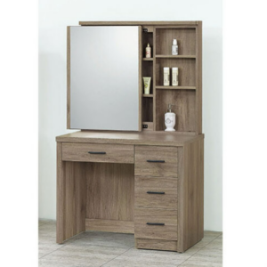 E162-14 古橡3尺鏡台 含椅