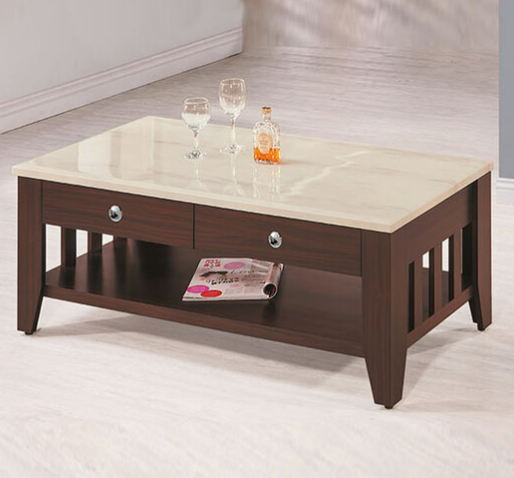 E247-5 胡桃三條線大茶几