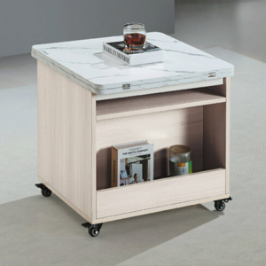 E253-5 白梧桐旋轉升降小茶几