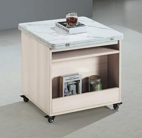 E253-5 白梧桐旋轉升降小茶几