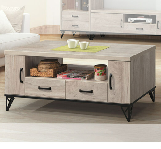 E256-1 白金大茶几 木面