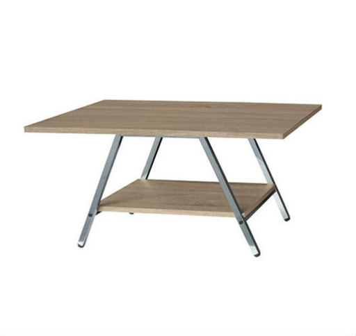 E261-3 灰橡白鐵大茶几 DIY 自行組裝