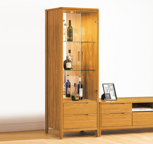 E266-5 米堤本色2.1尺展示櫃