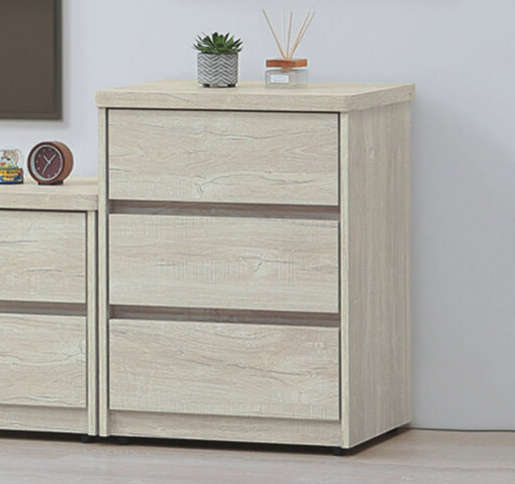 E270-4 鄉村白榆木2尺小三斗櫃