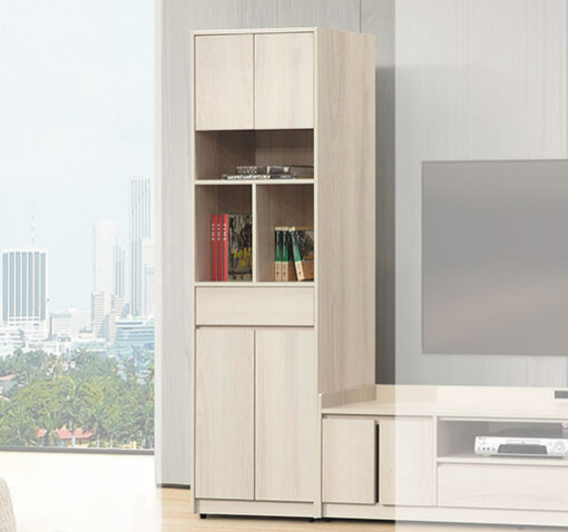 E277-1 卡洛琳北美杉木2尺隔間櫃 短門