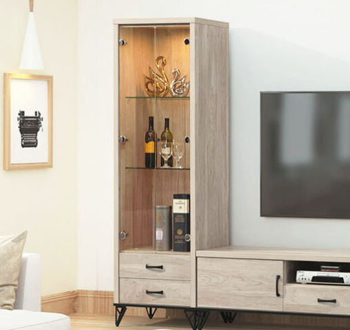 E284-1 白金2尺展示櫃