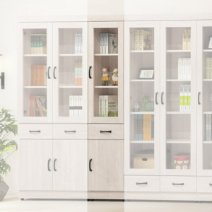 E322-2 鋼刷白中抽1.3尺書櫥