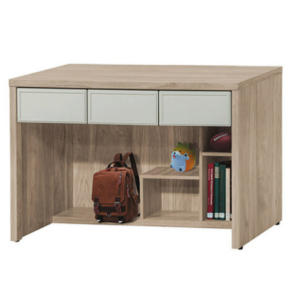 E334-7  太空漫步年輪4尺三抽書桌