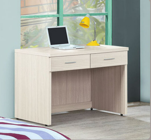 E336-4 白梣木4尺二抽書桌