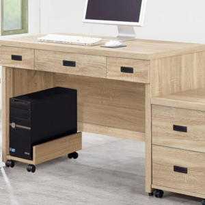 E338-2 法蘭克5尺三抽書桌