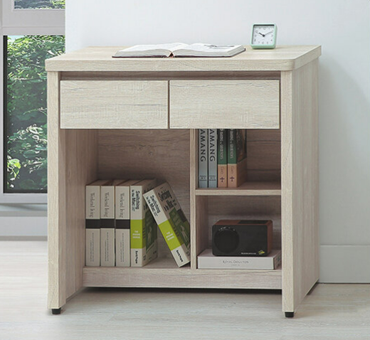 E347-1 鄉村白榆木2.7尺書桌