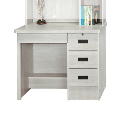 E346-3  白雲木3尺書桌 下座