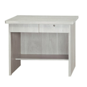 E348-1 白雲木3尺書桌 桌面正面側板木心板製、 美背、