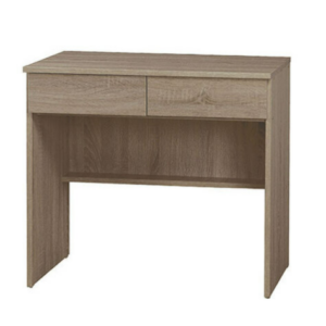 E348-11灰橡2.7尺二抽書桌