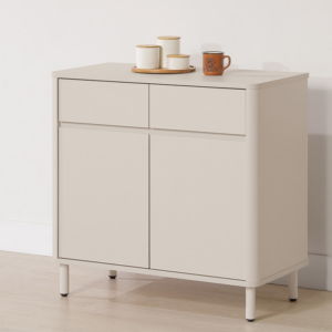 E355-2 曼尼亞2.7尺餐櫃下座 雙門 木面